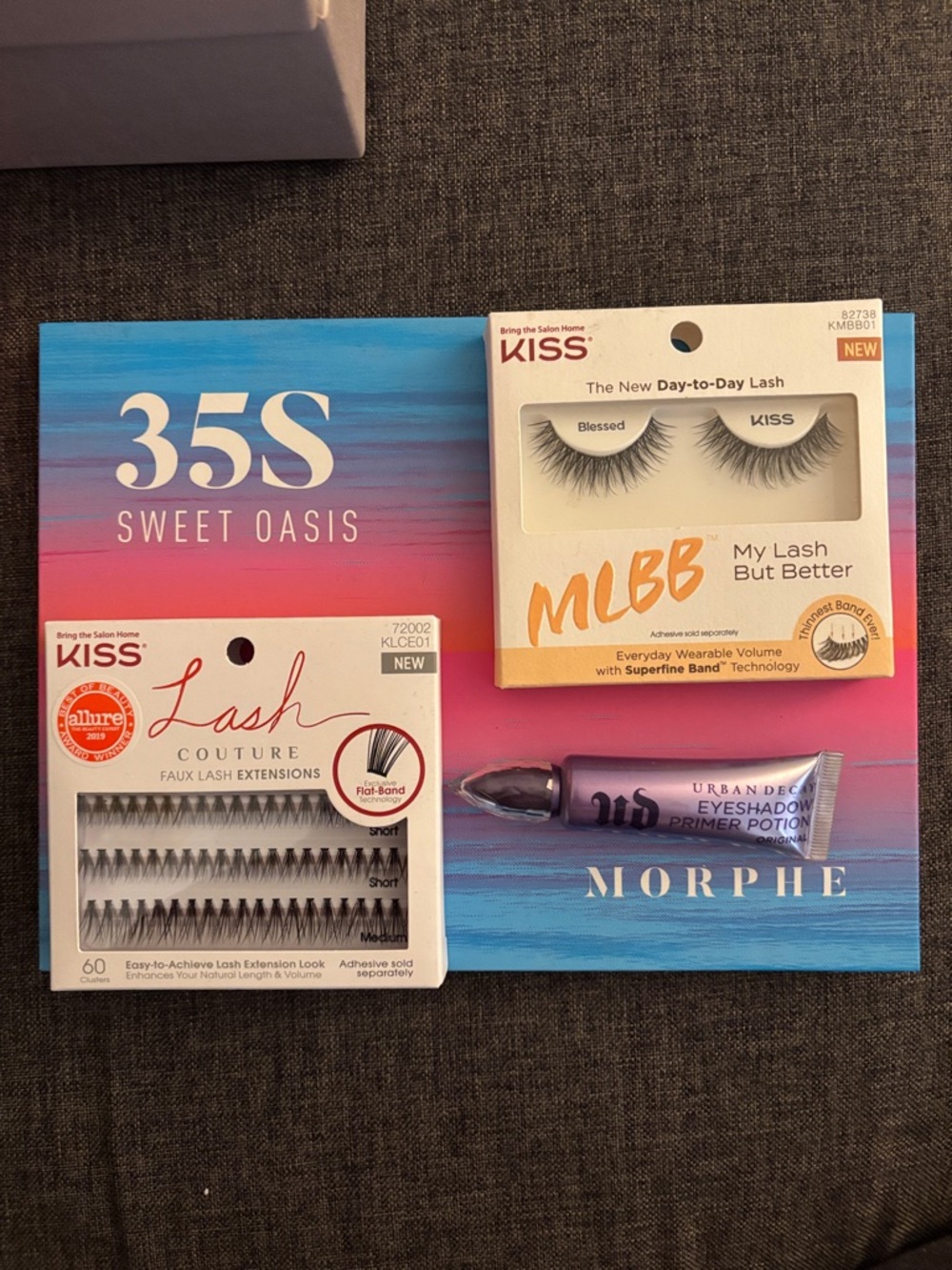 Morphe Eyeshadow Palette, Lashes & Primer Set